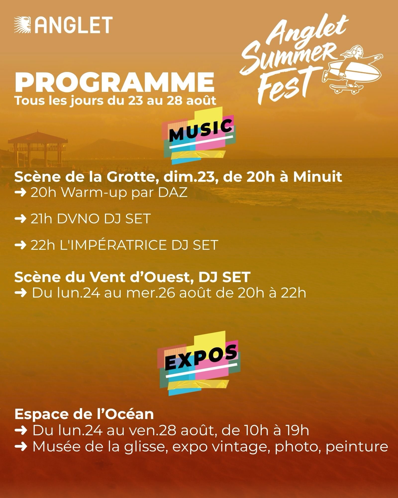 Anglet Summer Fest - Programme 3